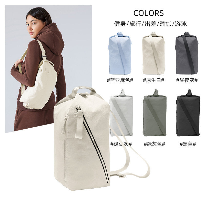 08/2024 update colors 11/2023 Outdoor travel backpack waterproof multi-function oblique span portable women's sports bag