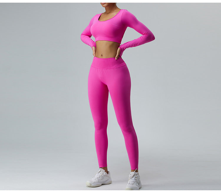 2023.09 Autumn new peach hip lift yoga pants women V waist tight abdominal sports pants running fitness pants