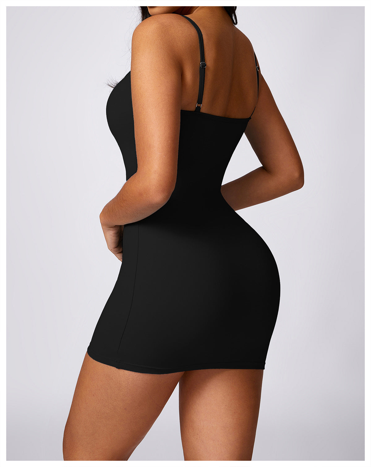 05/2024 Padded suspender hip dress for women bottoming European and American tight casual skirt 8638