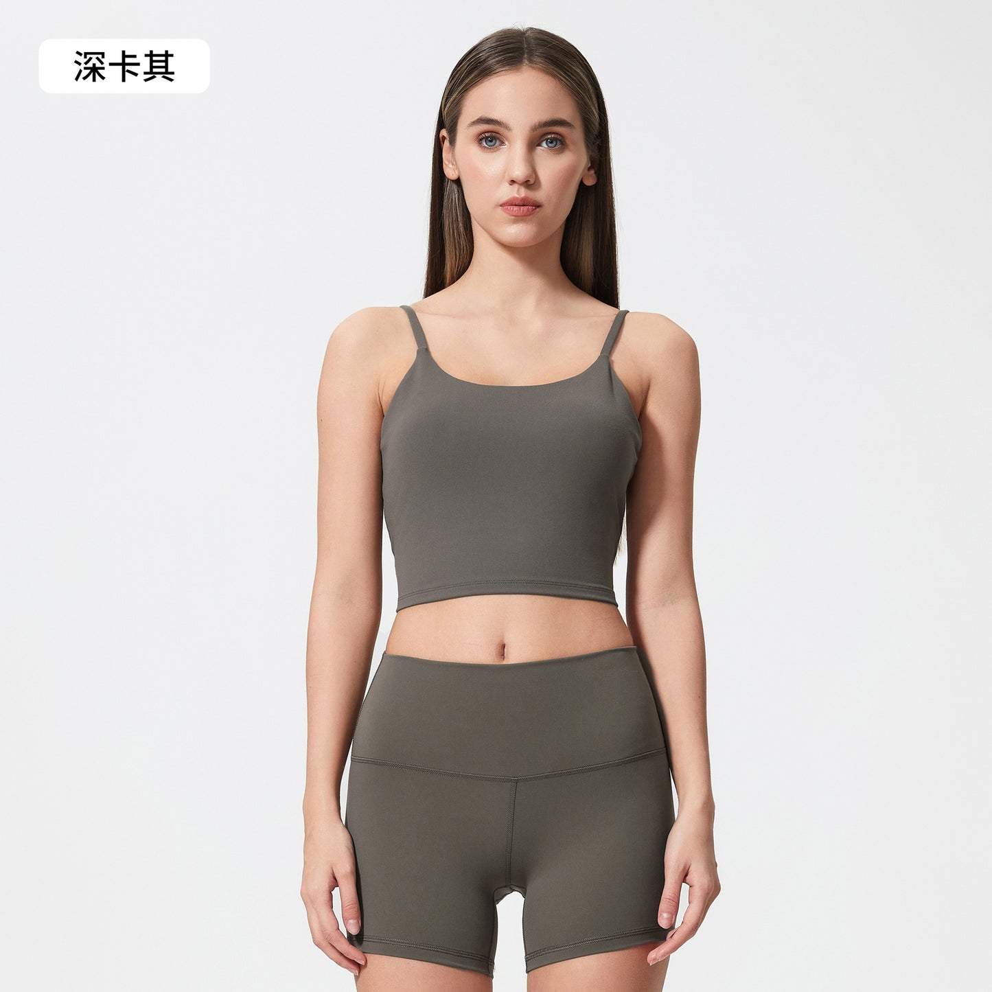 LINK-2     05/2024  yoga top strap yoga dress women with breast pad