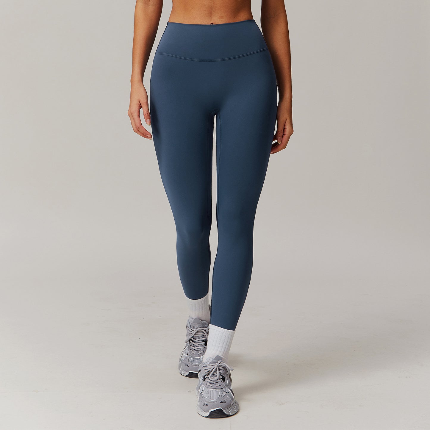 01/2024 Quick-drying tight yoga pants with hairless belly lift and hip-lift high waist fitness pants wearing running pants 8518