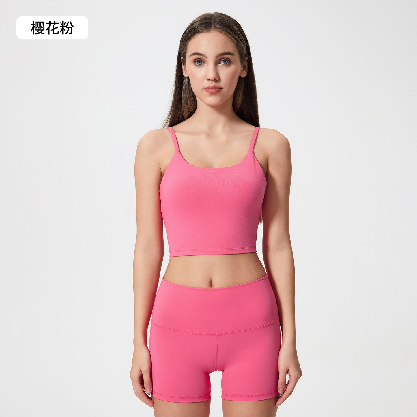 LINK-2     05/2024  yoga top strap yoga dress women with breast pad