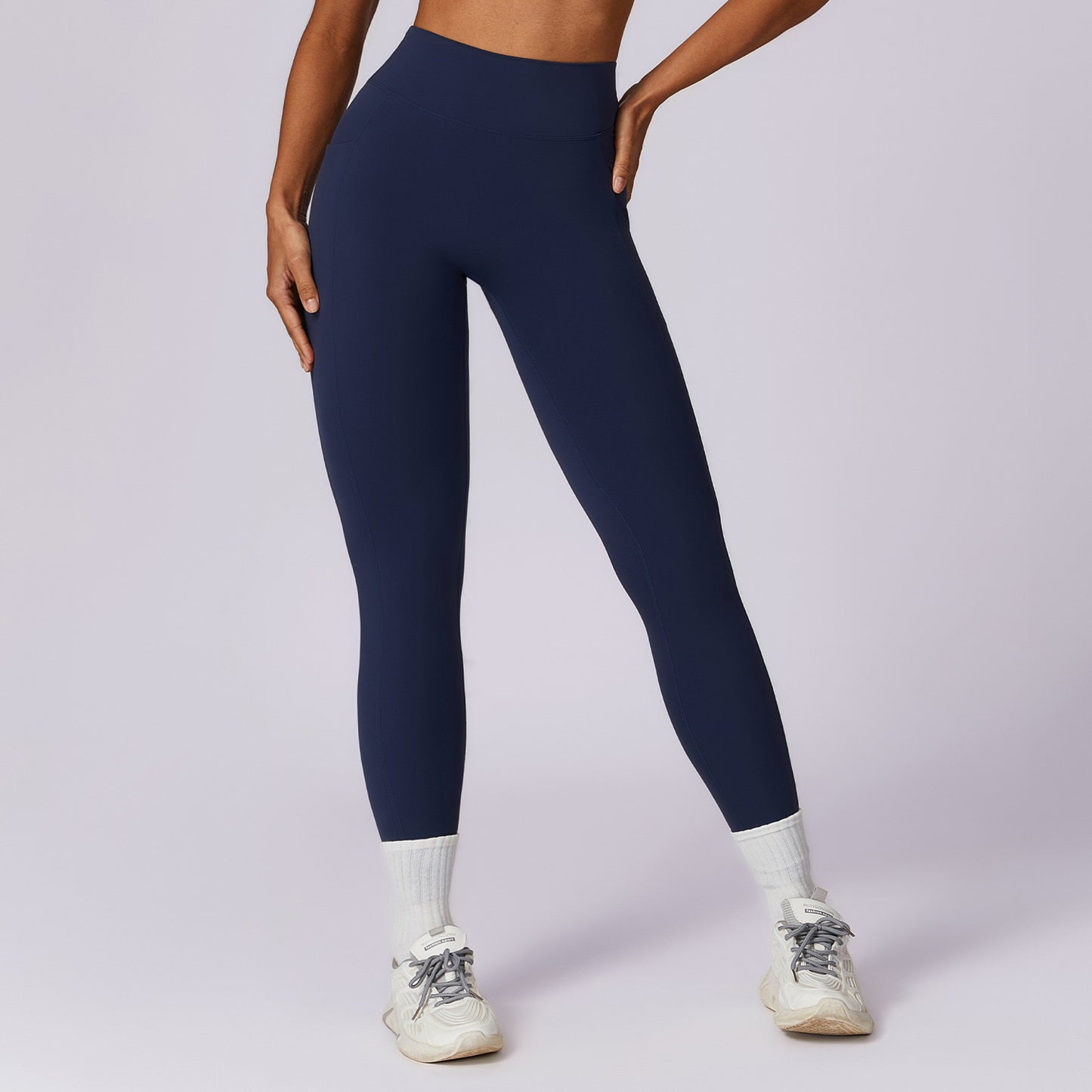 05/2024  Quick-drying tight hip lift yoga pants Brushed high-waisted fitness pants over running leggings 8524