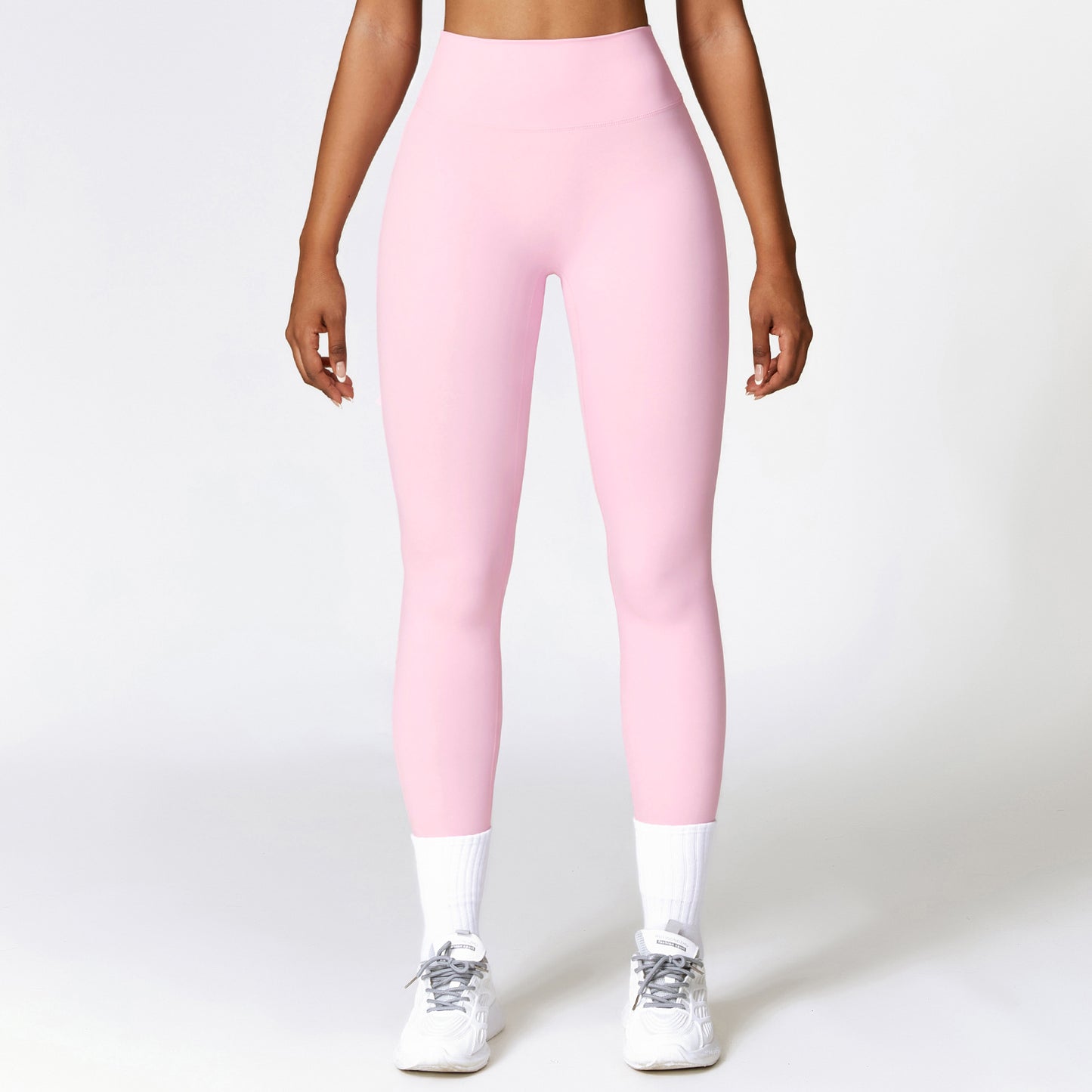 10/2023 High waist lift hip hair yoga pants women's running fast dry fitness pants wear thin tight sports pants 8519