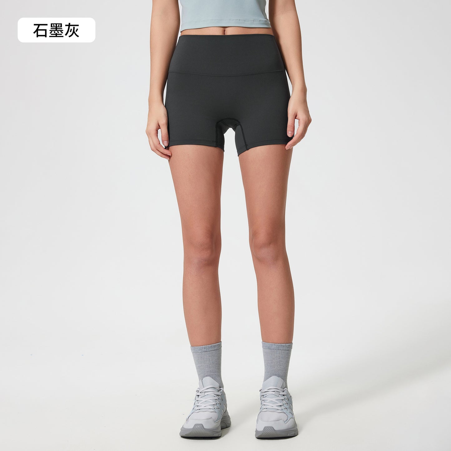 11/2022 updated No embarrassment line yoga shorts female double-sided sanding training running sports three-point hot pants