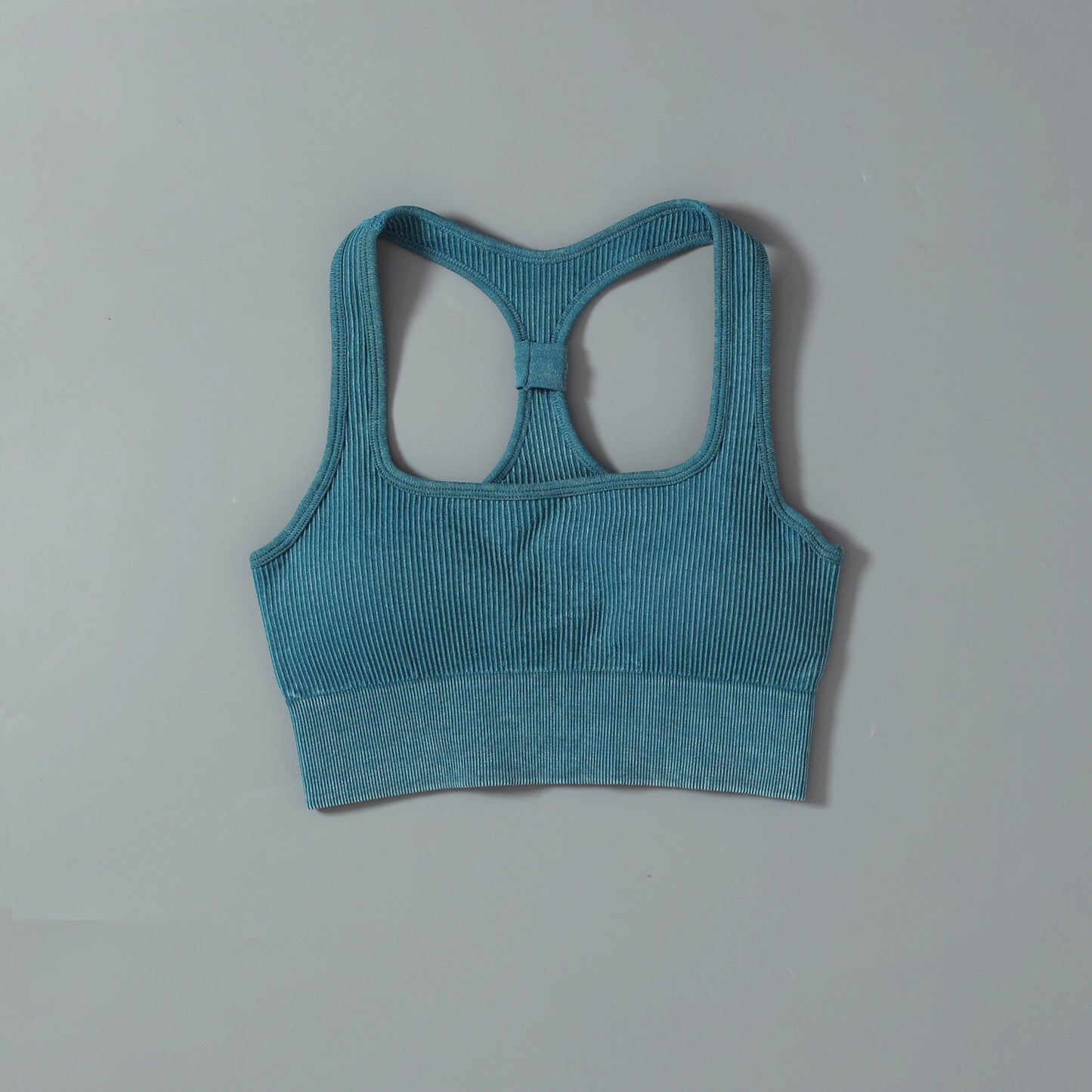 LINK 1 Seamless yoga wear short-sleeved women's sleeveless vest shockproof bra thread sports fitness quick-drying top