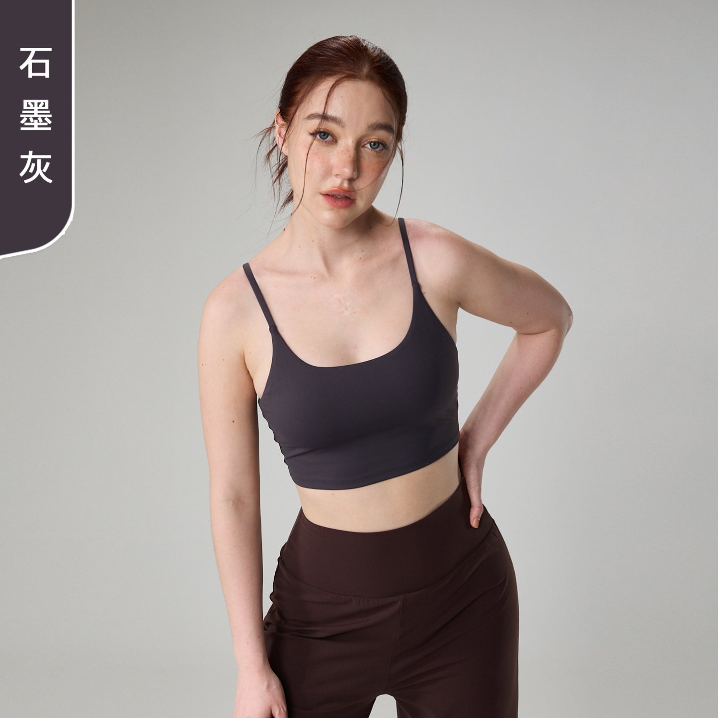 08/2024 UPDATE NEW 22 colors 2022 cross-border with chest pad clear thin shoulder camisole Europe and the United States Lycra temperament beautiful back nude fitness bra