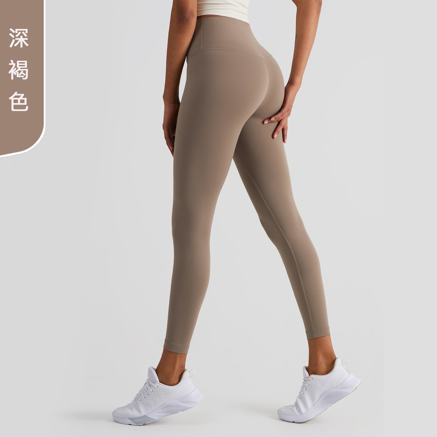 2023.09  NULS plus velvet thickened brushed large-capacity inner bag yoga pants for women peach hip sports tights warm sports pants